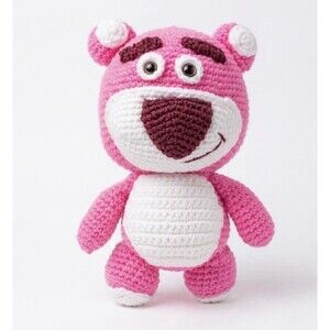 Lotso Bear Crochet Amigurumi Technique Handmade ideal for a gift